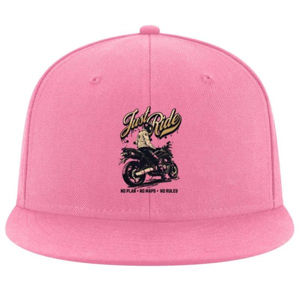 Adventurer Motorbike Happy Graphic Cap