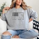 American Flag Cycling Bike Cyclists Sweatshirt