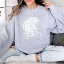 Bear Cyclist Biker Sweatshirt