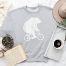 Bear Cyclist Biker Sweatshirt