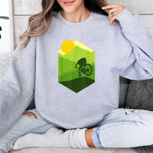 Bike More Road Mountain Cycling Sweatshirt - Image 4