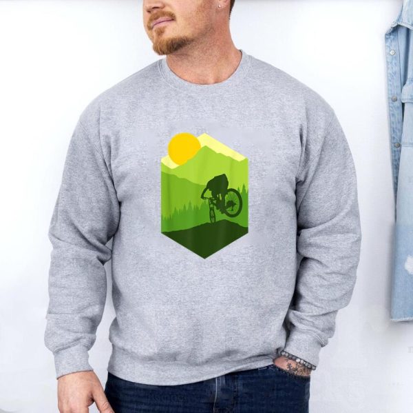 Bike More Road Mountain Cycling Sweatshirt - Image 3