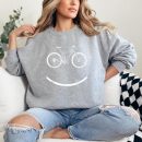 Bike Smiley Face MTB Cycling Sweatshirt
