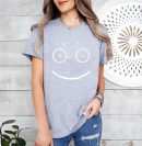 Bike Smiley Face MTB Cycling T-Shirt