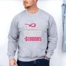 Biker For Boobs Against Breast Cancer Sweatshirt
