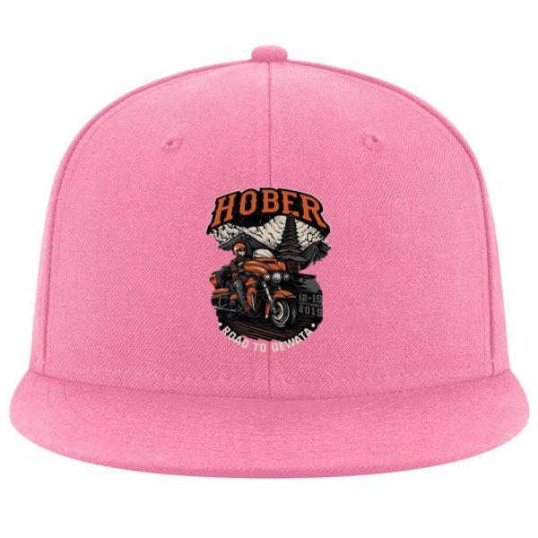 Camper Motorbike Curious Graphic Cap