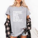Coffee Bike Beer Repeat Drinking Beer T-Shirt