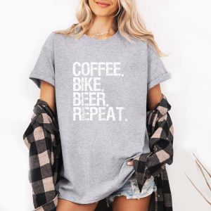 Coffee Bike Beer Repeat Drinking Beer T-Shirt