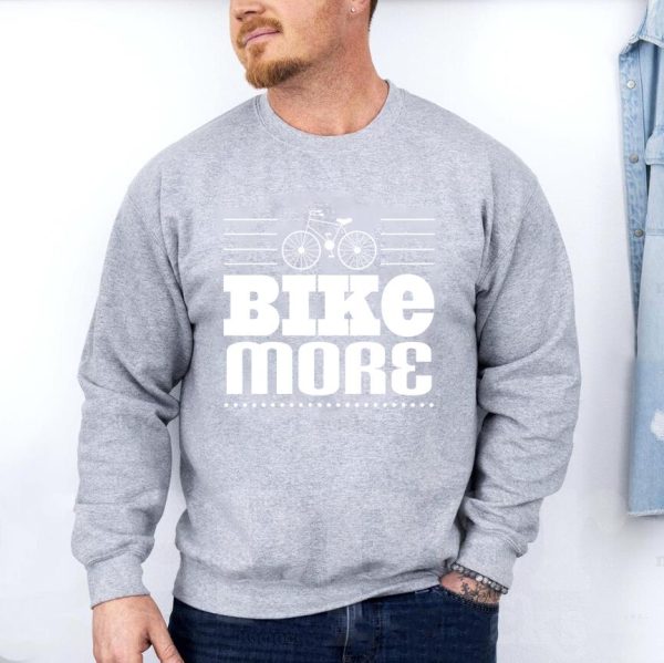 Cycling Bike More Earth Day Sweatshirt - Image 3