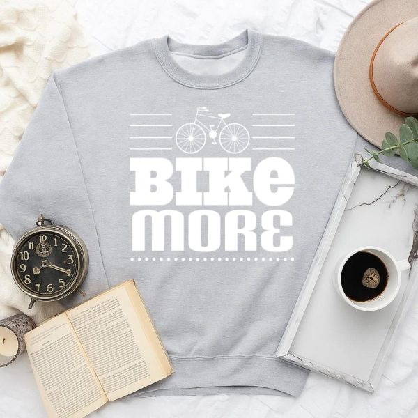 Cycling Bike More Earth Day Sweatshirt - Image 2