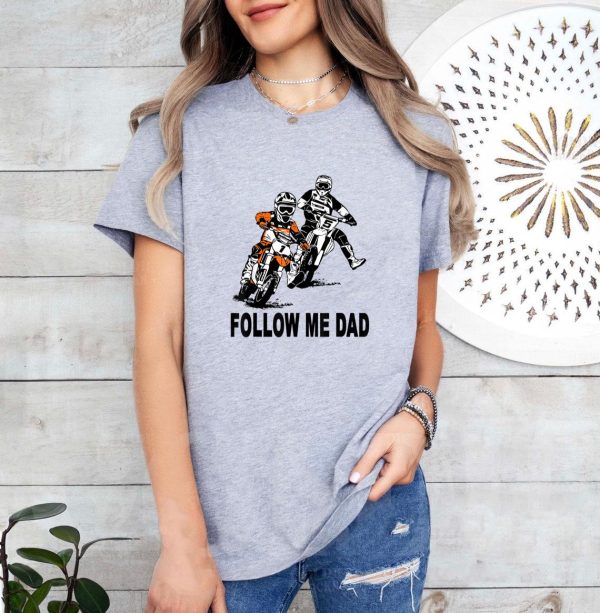 Father And Son Motocross Bike T-Shirt - Image 4