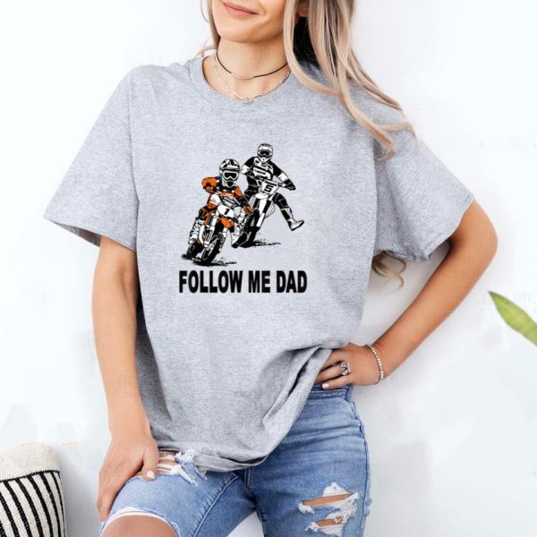 Father And Son Motocross Bike T-Shirt - Image 2