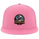 Man Motorbike Happy Minimal Cap