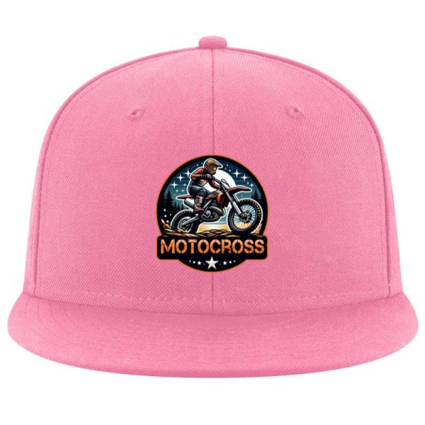 Man Motorbike Happy Minimal Cap