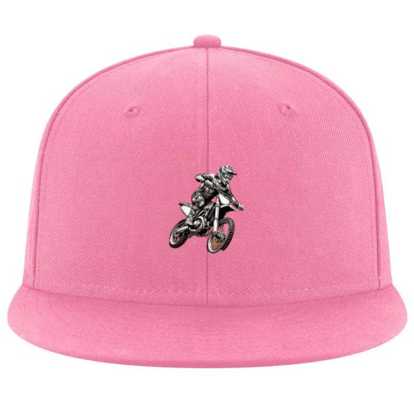 Man Motorbike Peaceful Minimal Cap