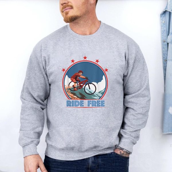 Mountain Bike Cycling Ride Free Sweatshirt - Image 3