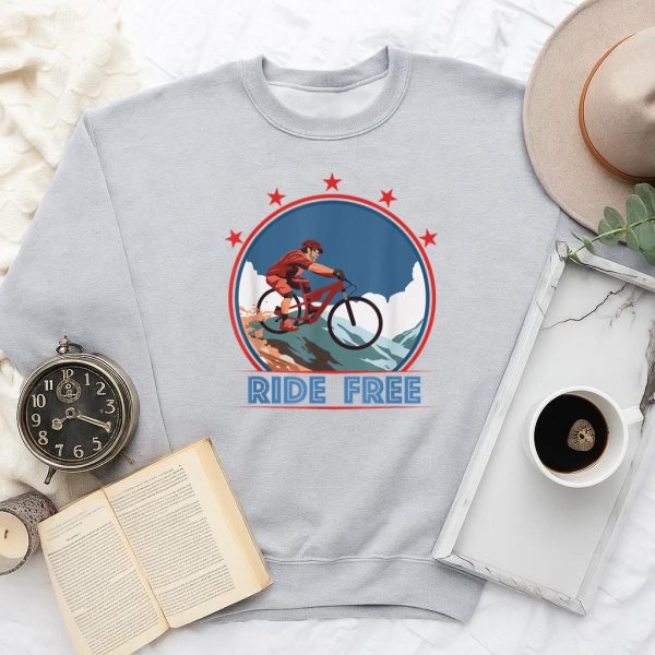 Mountain Bike Cycling Ride Free Sweatshirt - Image 2