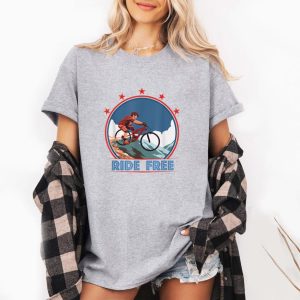 Mountain Bike Cycling Ride Free T-Shirt