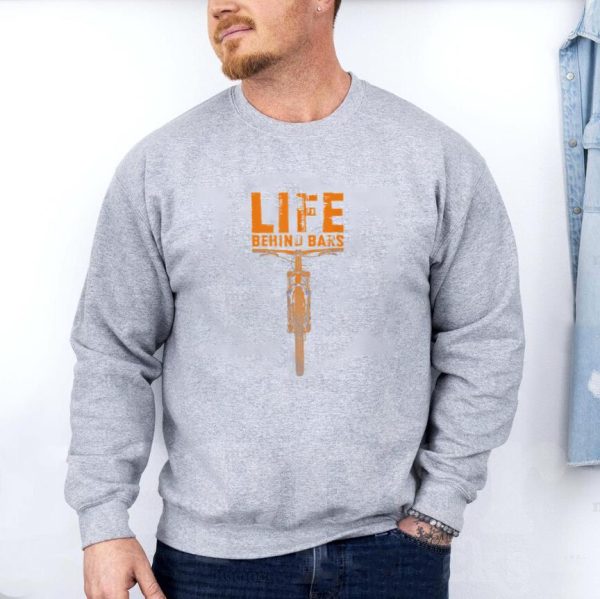 Mountain Bike Life Behind Bars Cycling Sweatshirt - Image 3
