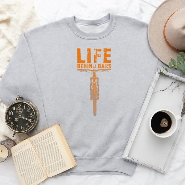 Mountain Bike Life Behind Bars Cycling Sweatshirt - Image 2