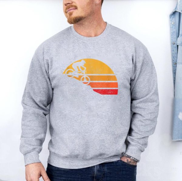 Mountain Bike Vintage Downhill Cycling Sweatshirt - Image 3