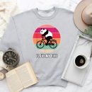 Panda Bear Cyclist Bike Sweatshirt