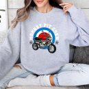 Retro Monkey Bike Pit Crew Sweatshirt