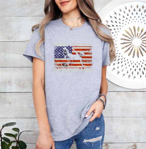 Running The Country Is Like Riding A Bike T-Shirt - Image 4