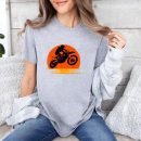 Sunset Dirt Bike Rider Graphic T-Shirt