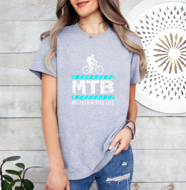Vintage MTB Mountain Bike Life T-Shirt - Image 4
