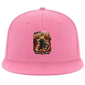 Woman Motorbike Happy Classic Cap