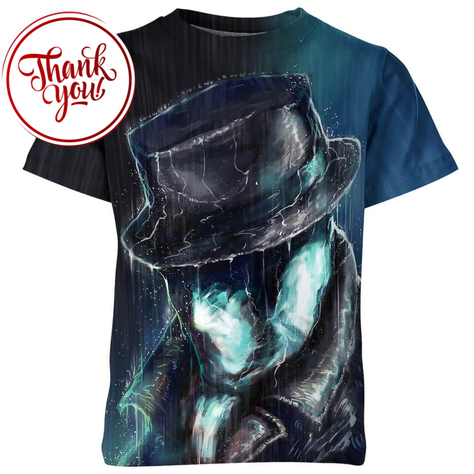Mysterious Rorschach DC 3D Print Unisex T-Shirt