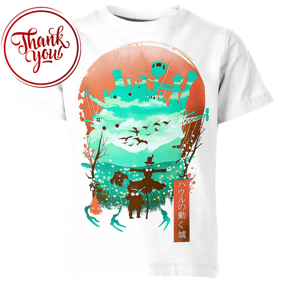Calcifer Home - Howl's Moving Castle 3D Print Unisex T-Shirt