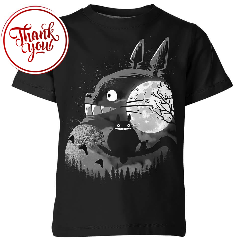 Smiley Totoro 3D Print Unisex T-Shirt