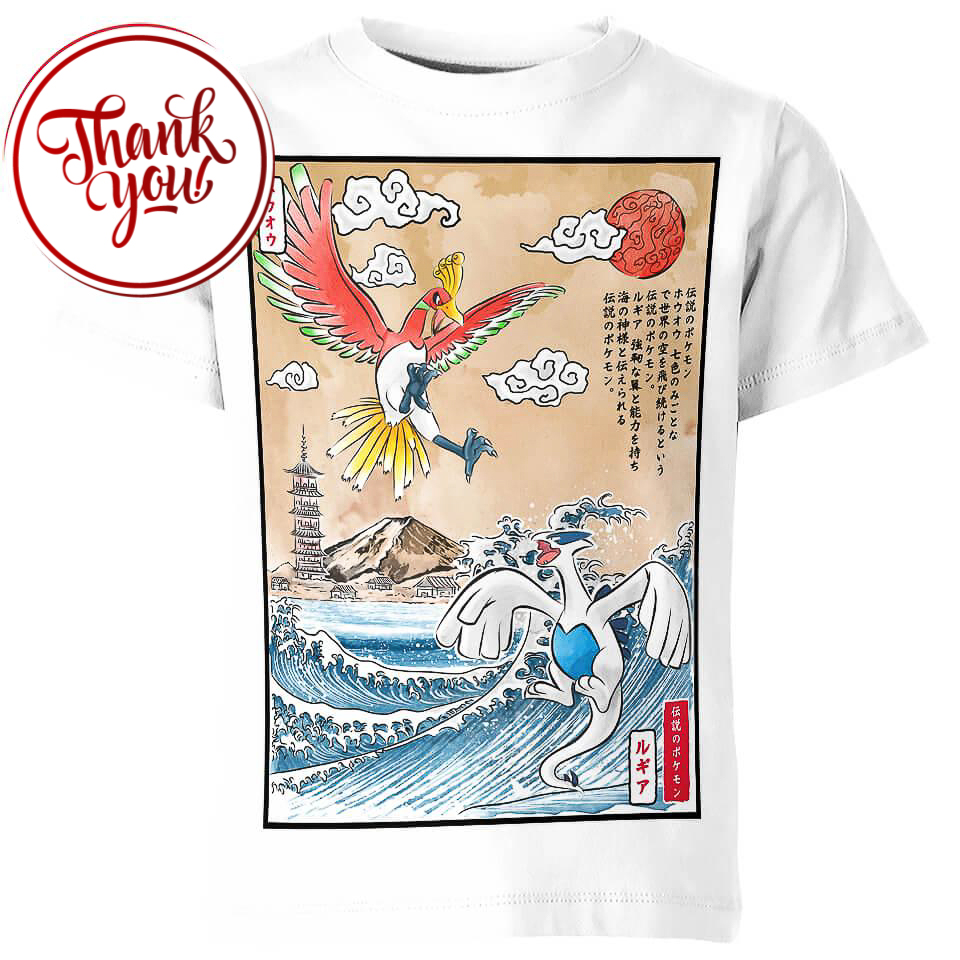 Lugia and Ho-oh - Pokemon 3D Print Unisex T-Shirt