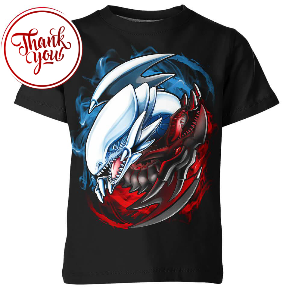 Yin Yang Yugioh 3D Print Unisex T-Shirt