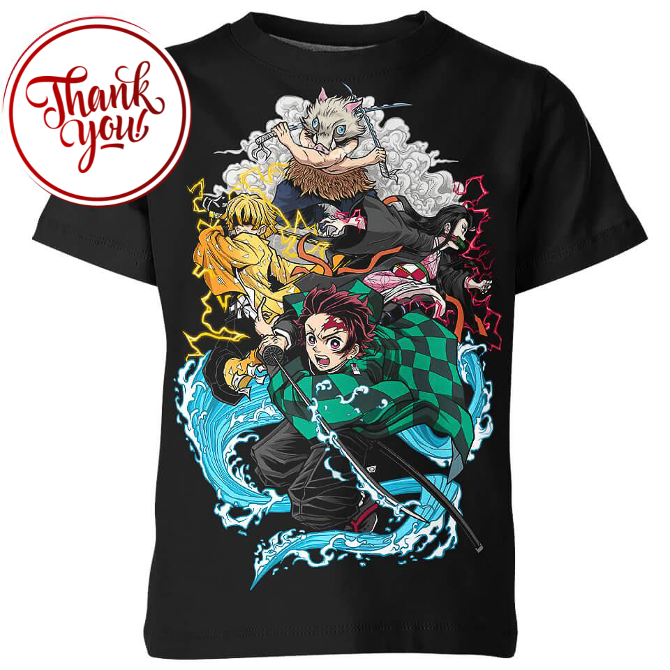 Unified Demon Slayer 3D Print Unisex T-Shirt