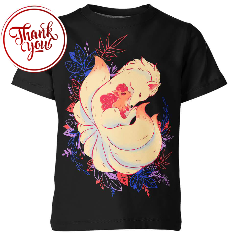 Ninetales & Vulpix - Pokemon 3D Print Unisex T-Shirt