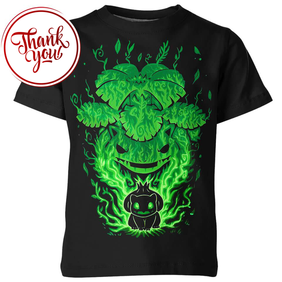 Venusaur and Bulbasaur 3D Print Unisex T-Shirt