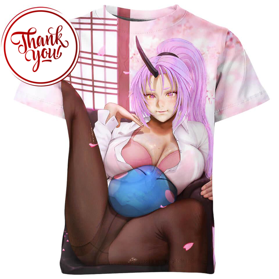 Shion x Rimuru Ahegao 3D Print Unisex T-Shirt
