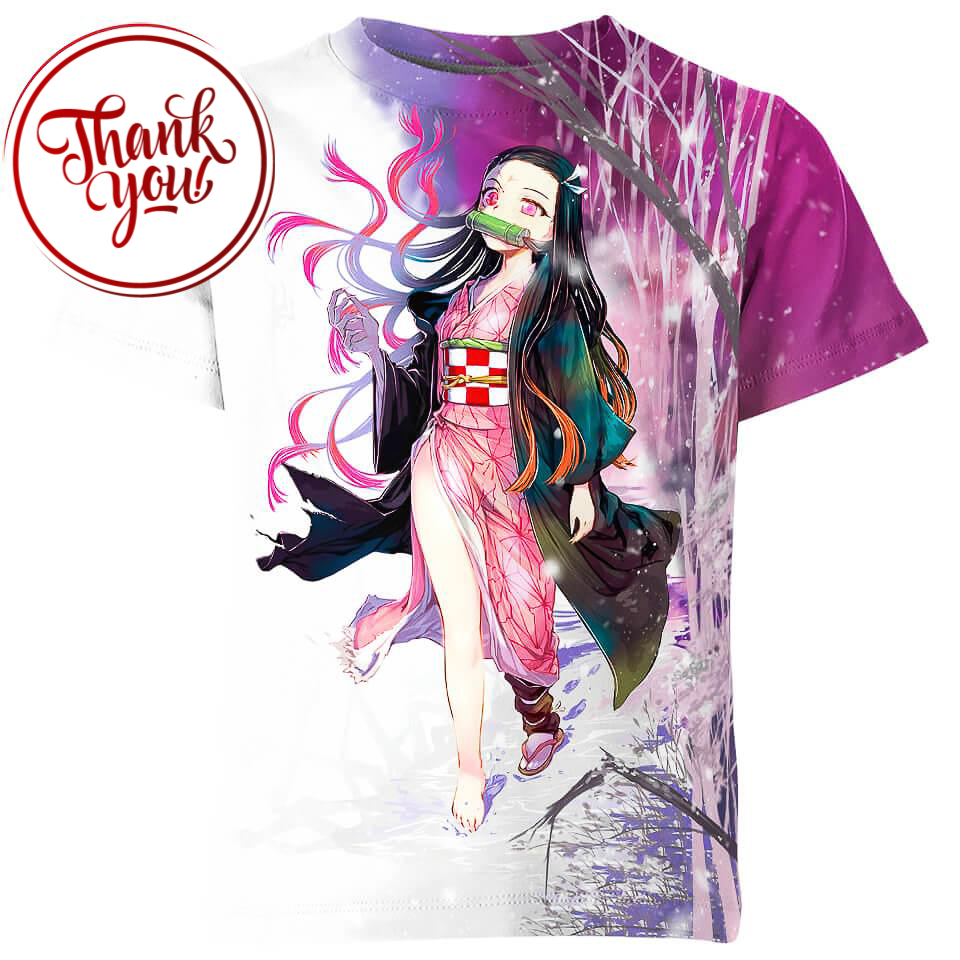 The Girls Queen - Nezuko 3D Print Unisex T-Shirt