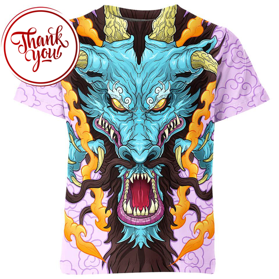 Kaido's Dragon One Piece 3D Print Unisex T-Shirt