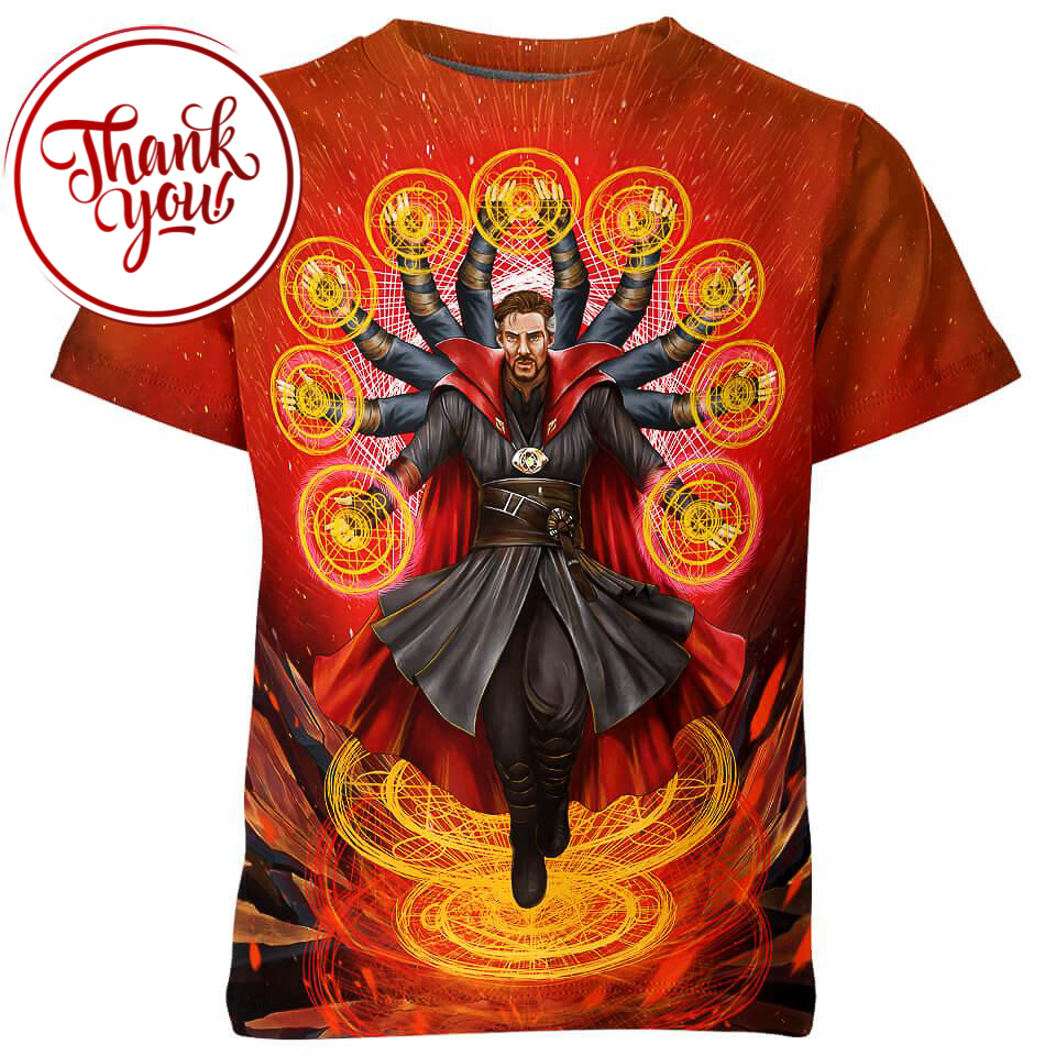 Transition of Doctor Strange 3D Print Unisex T-Shirt