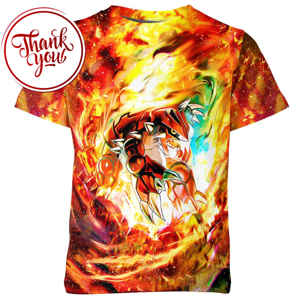Weather Trio Groudon Pokemon 3D Print Unisex T-Shirt