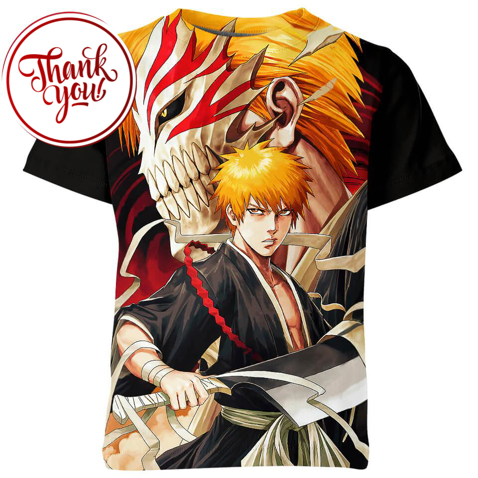 The One Guardian Kurosaki Ichigo 3D Print Unisex T-Shirt