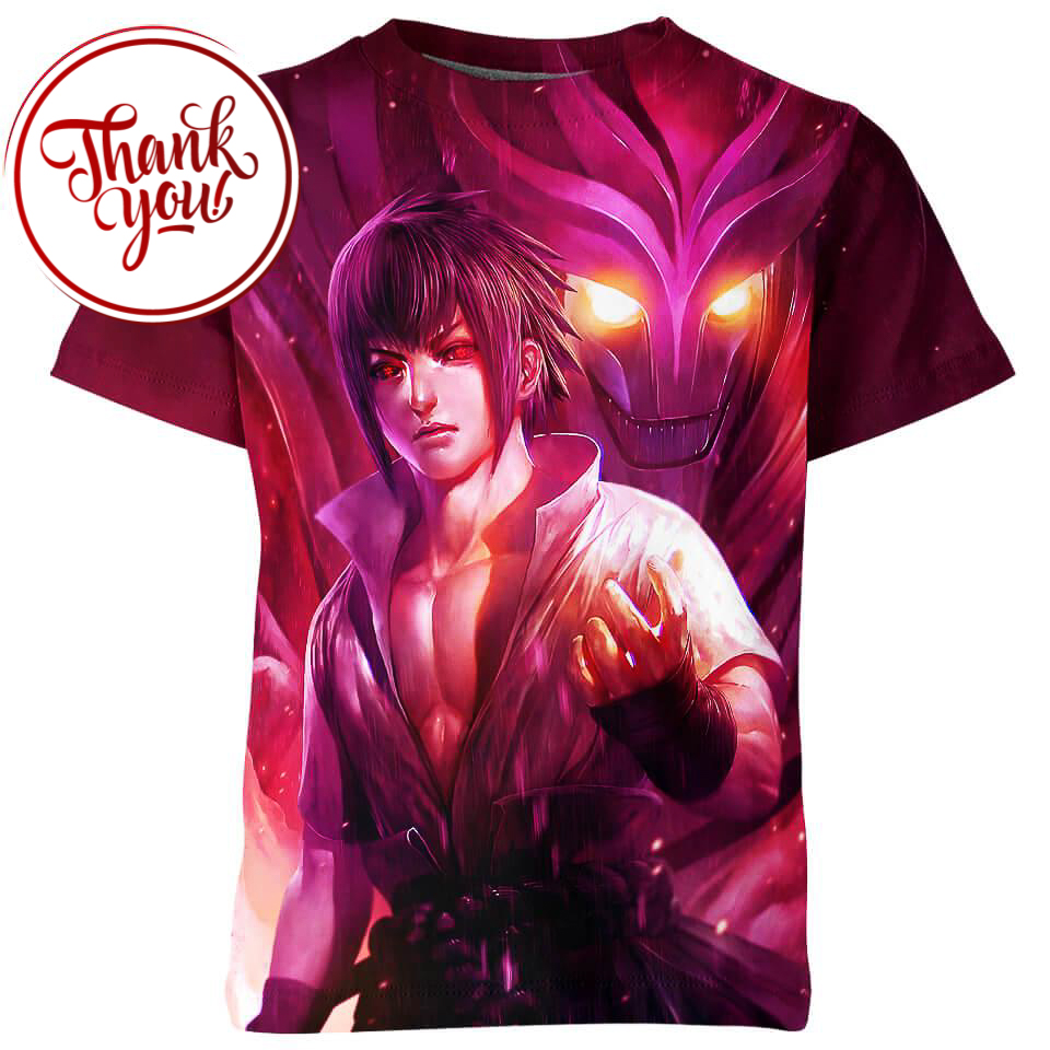Visual Prowess Sasuke 3D Print Unisex T-Shirt
