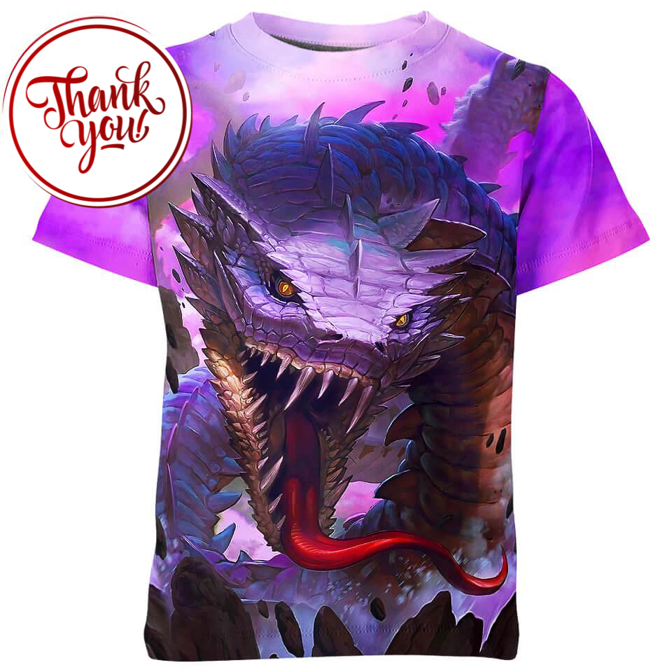 Naruto Snake Manda 3D Print Unisex T-Shirt