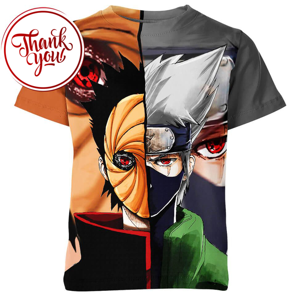 Tobikaka Naruto 3D Print Unisex T-Shirt