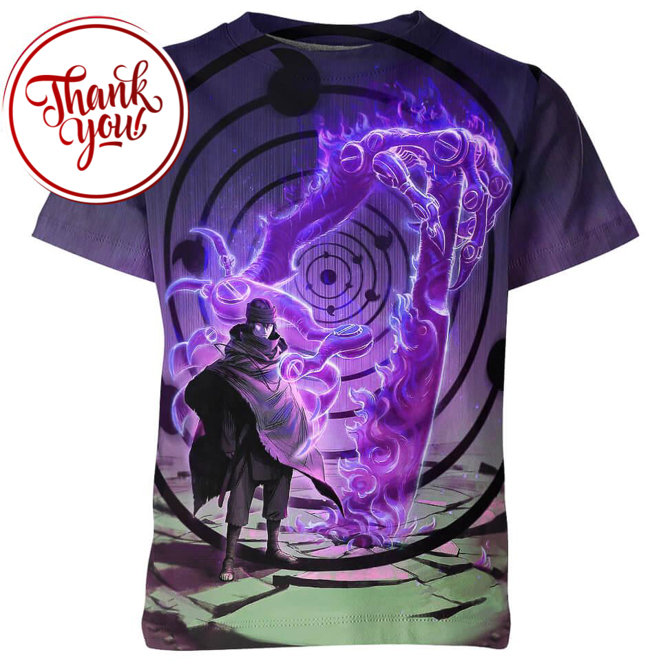 The Strongest Sasuke 3D Print Unisex T-Shirt