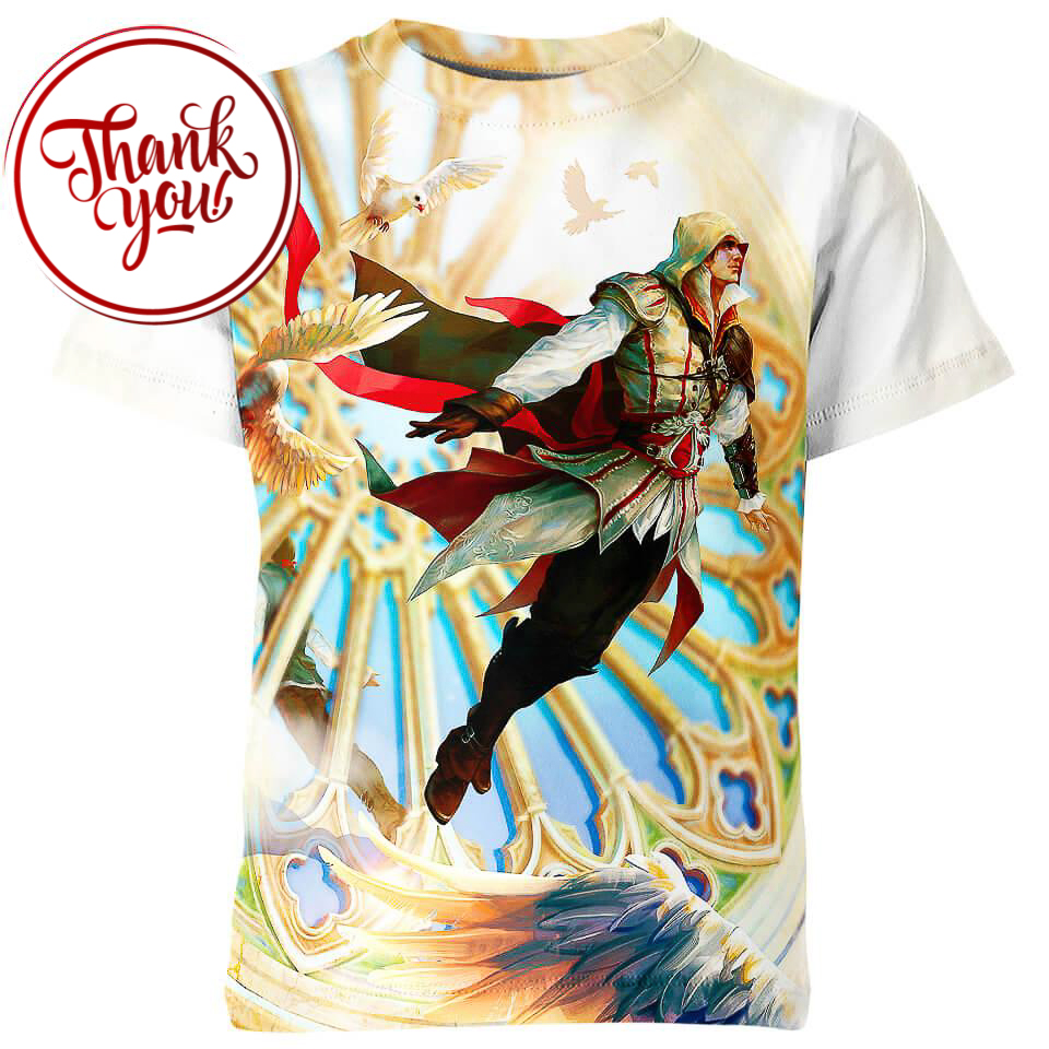 Heaven Assassin's Creed 3D Print Unisex T-Shirt